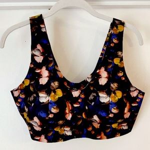 NWT Knix Pullover Bra in Winter Floral | XXL